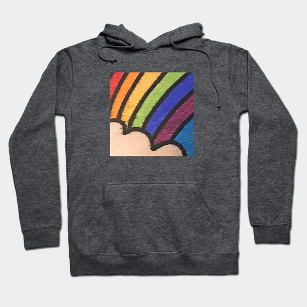 Rainbow Bit #10 Hoodie by ErinBrieArt